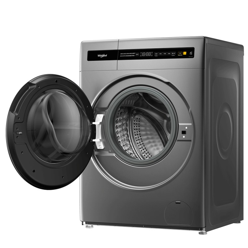惠而浦易净系列10KG滚筒洗衣机（钛银色）防过敏洗涤高温筒清洁